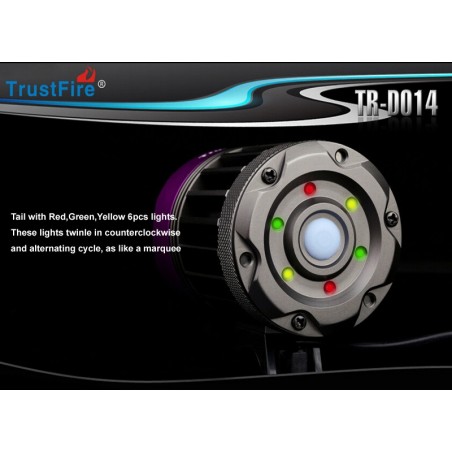 TrustFire TR-D014 Lampa rowerowa 7x Cree CM-L2 3200 lumenów