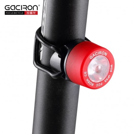 Lampa rowerowa GACIRON V9C-400 Cree XP-G2 port USB 400 lum + lampa tył GACIRON W05 Gratis !