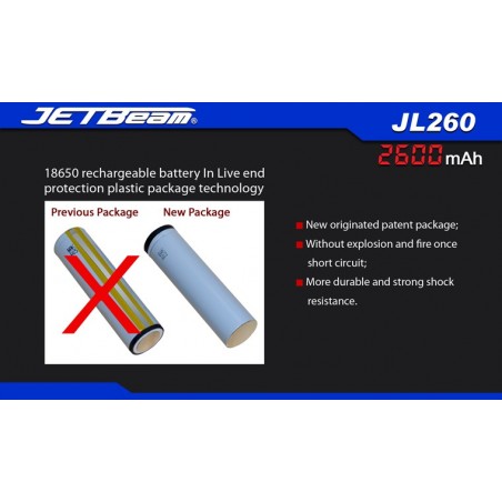 Akumulator 18650 2600mAh JETBEAM JL260
